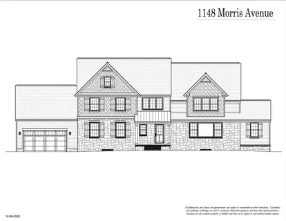 a picture of a bench in front of a house