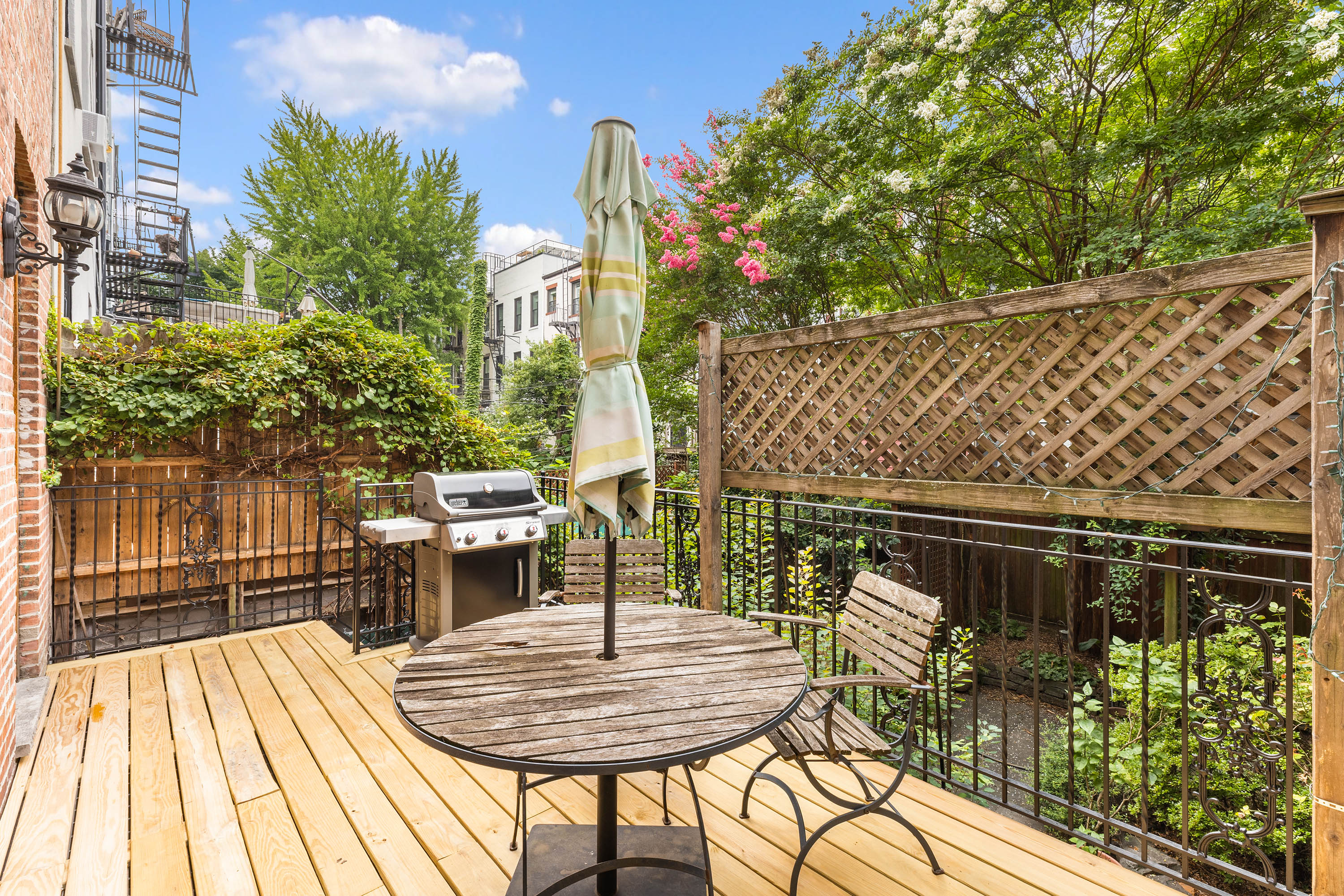 470 9th Street Brooklyn, NY 11215 - Photo 20 of 25 a view of balcony with wooden floor and seating space