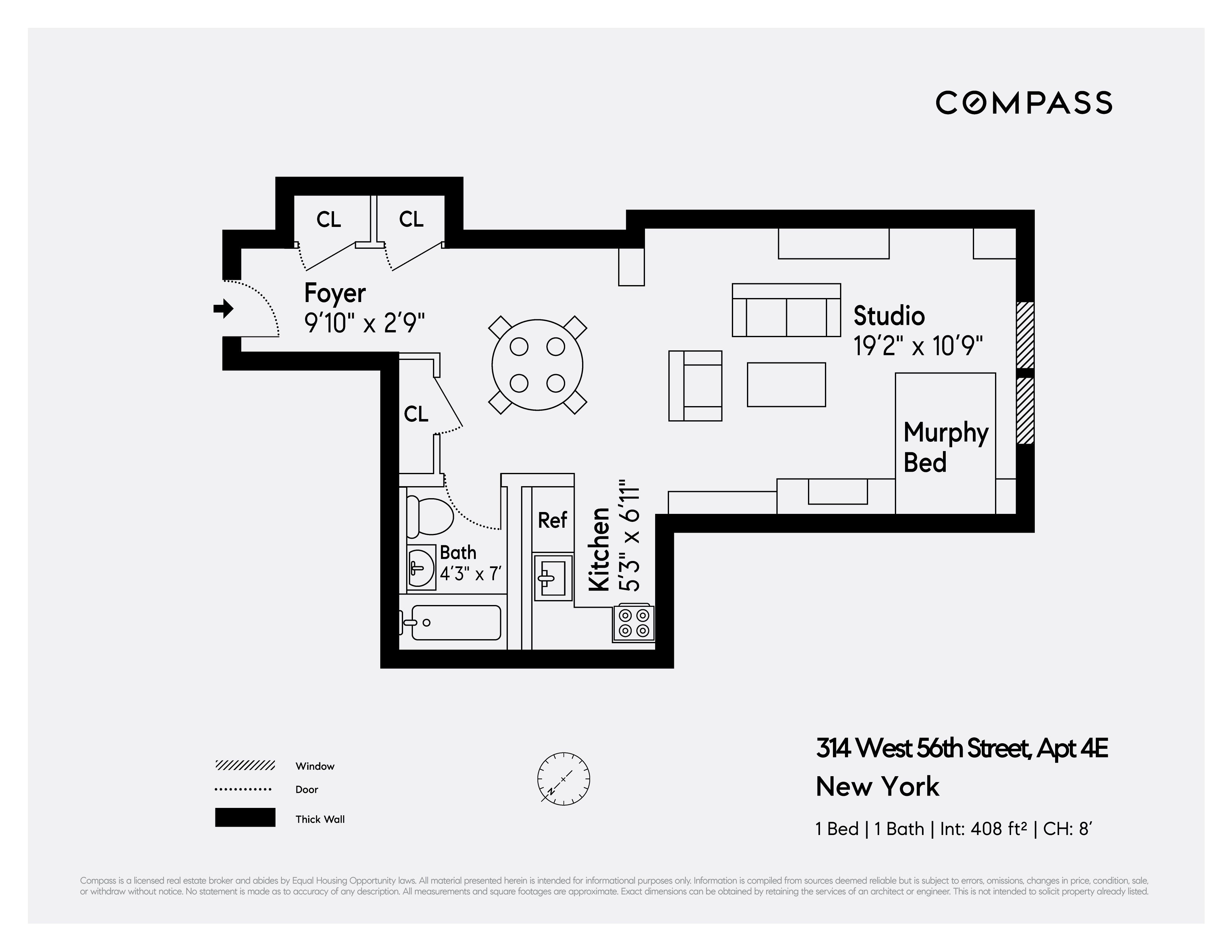 314 West 56th Street, Unit 4E Manhattan, NY 10019 - Photo 11 of 11