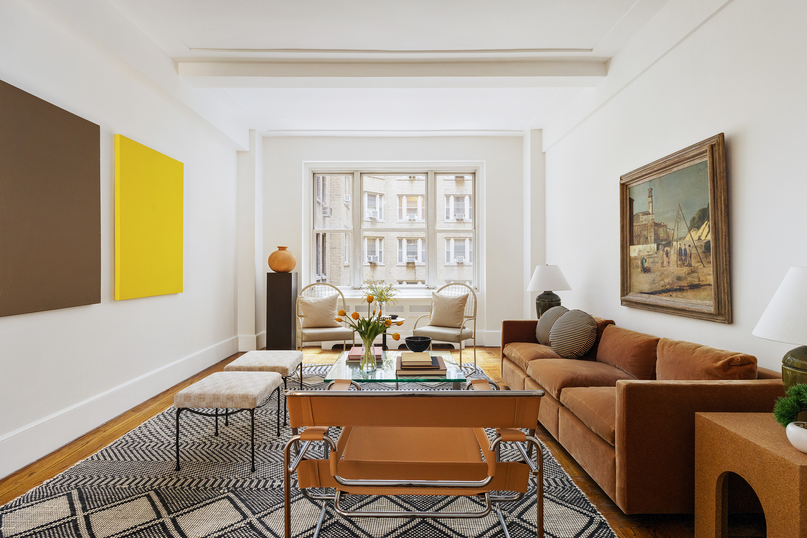 30 5th Avenue, Unit 4F Manhattan, NY 10011 - Photo 7 of 15 a living room with furniture and a window