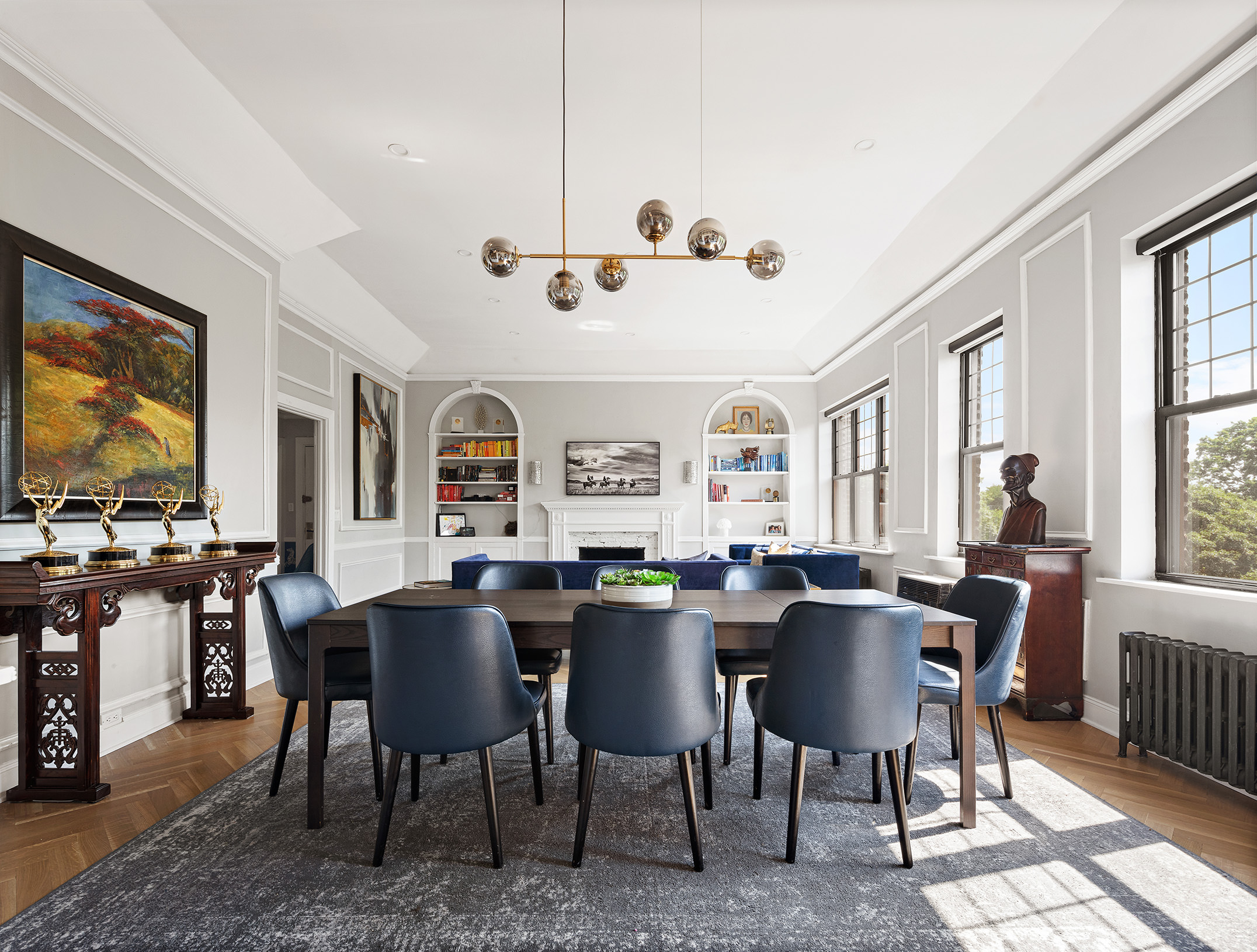 370 Central Park West, Unit PH601 Manhattan, NY 10025 - Photo 4 of 19 a view of a dining room with furniture