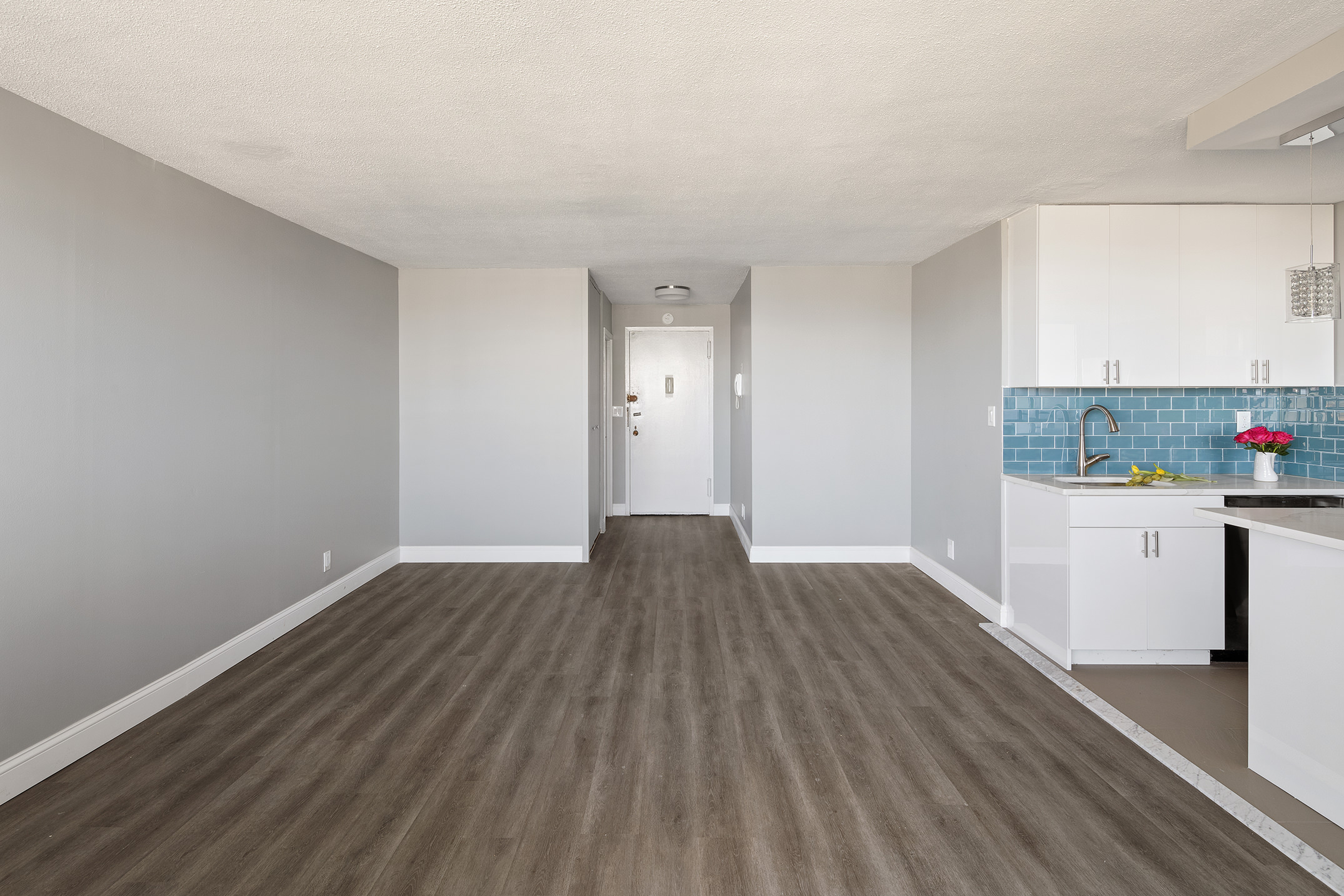 75 Henry Street, Unit 21C Brooklyn, NY 11201 - Photo 2 of 11 a view of kitchen with wooden floor