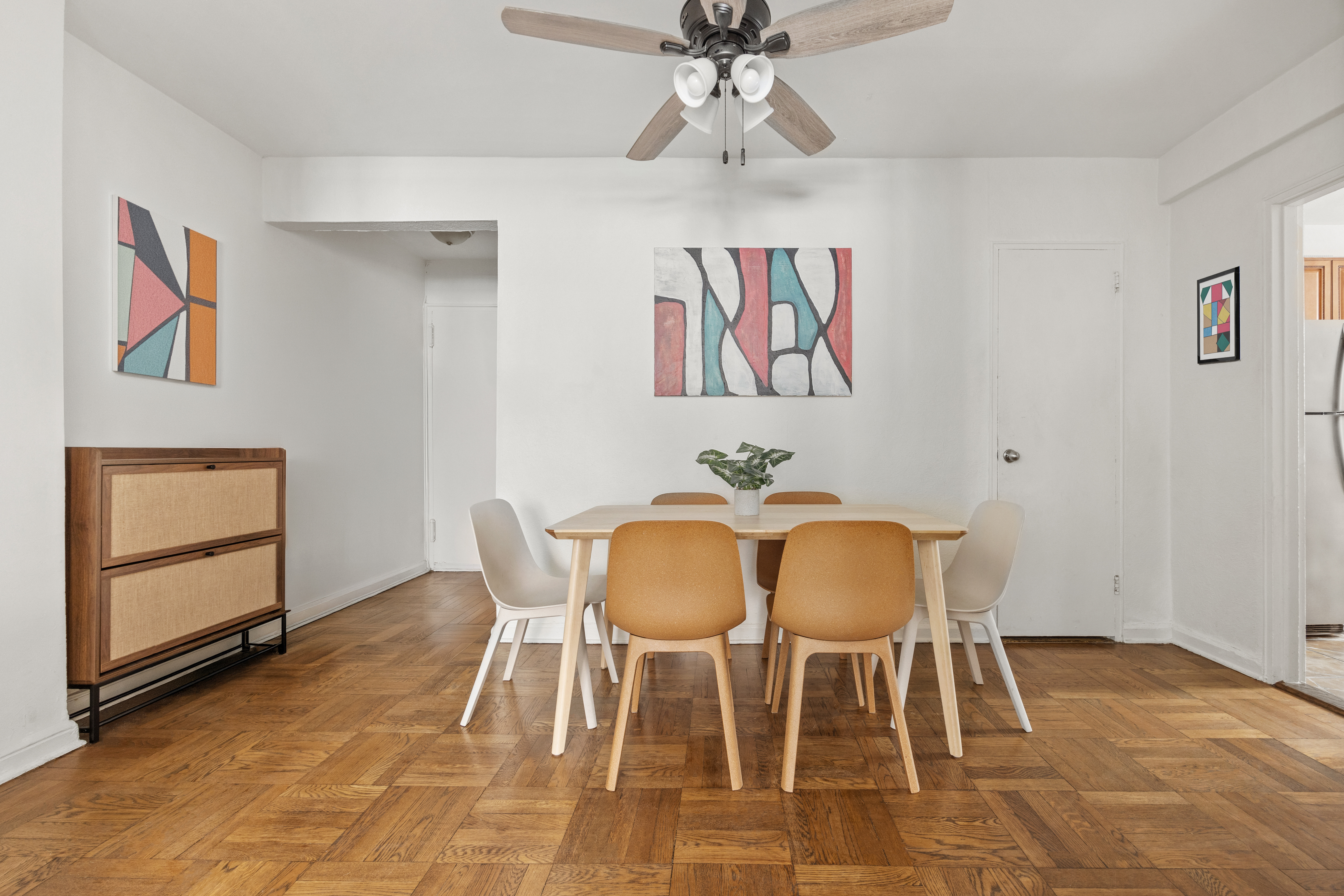 345 Webster Avenue, Unit 1B Brooklyn, NY 11230 - Photo 2 of 13 a view of a room with furniture and wooden floor