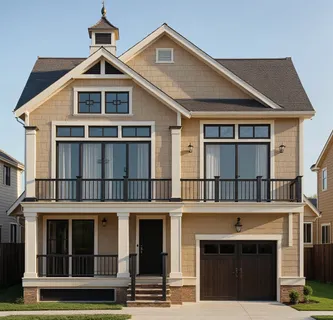 a front view of a house with windows