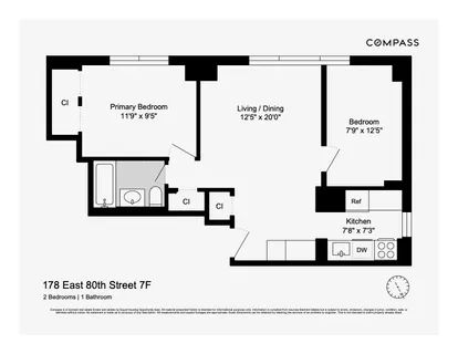 $635,000 | 178 East 80th Street, Unit 7F | Upper East Side