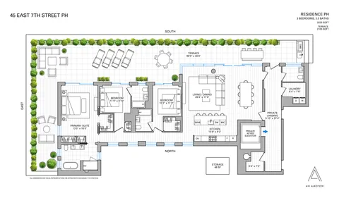 $5,950,000 | 45 East 7th Street, Unit PH | East Village