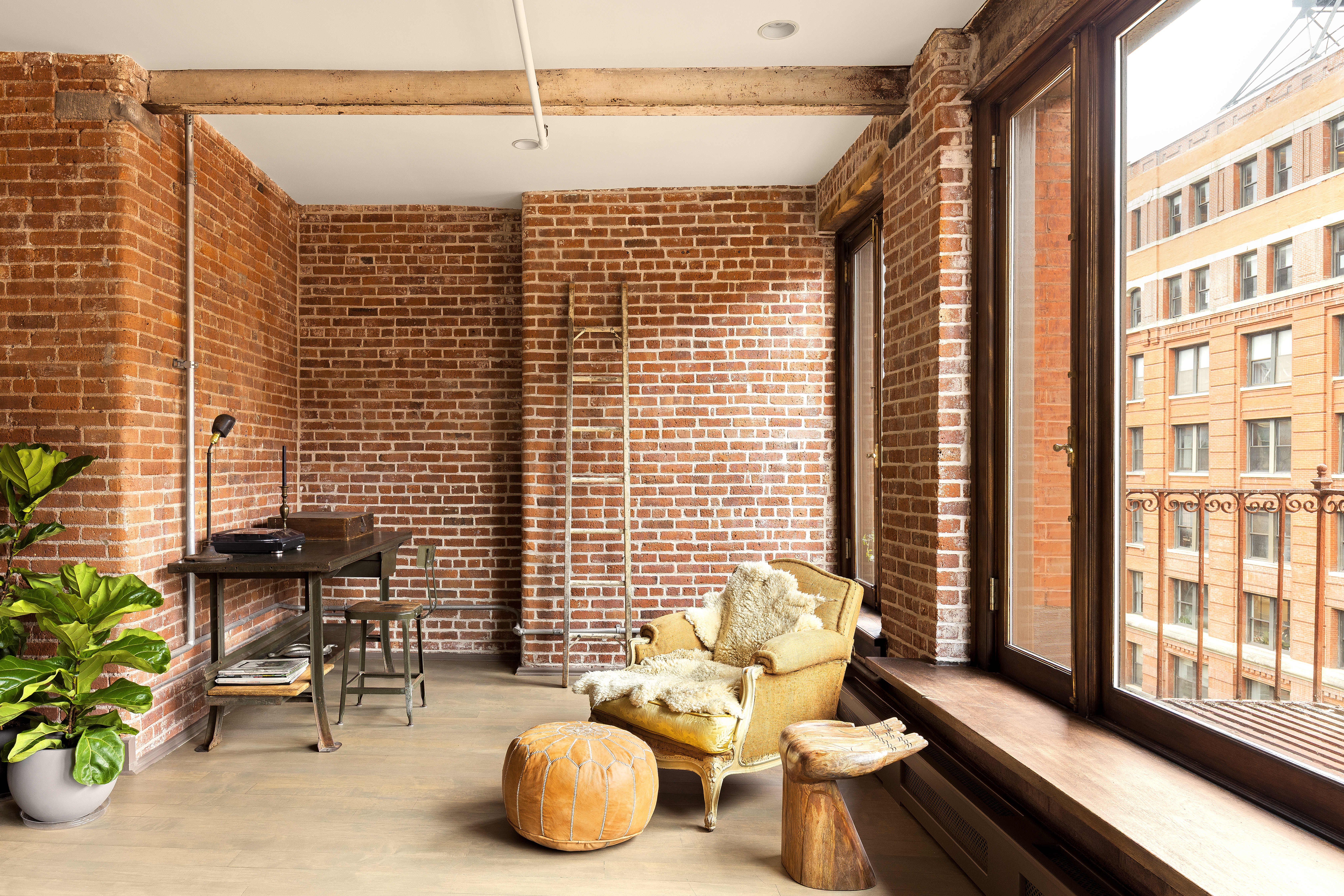 182 Lafayette Street, Unit 5 Manhattan, NY 10013 - Photo 3 of 19 a view of a patio with chairs and table in patio