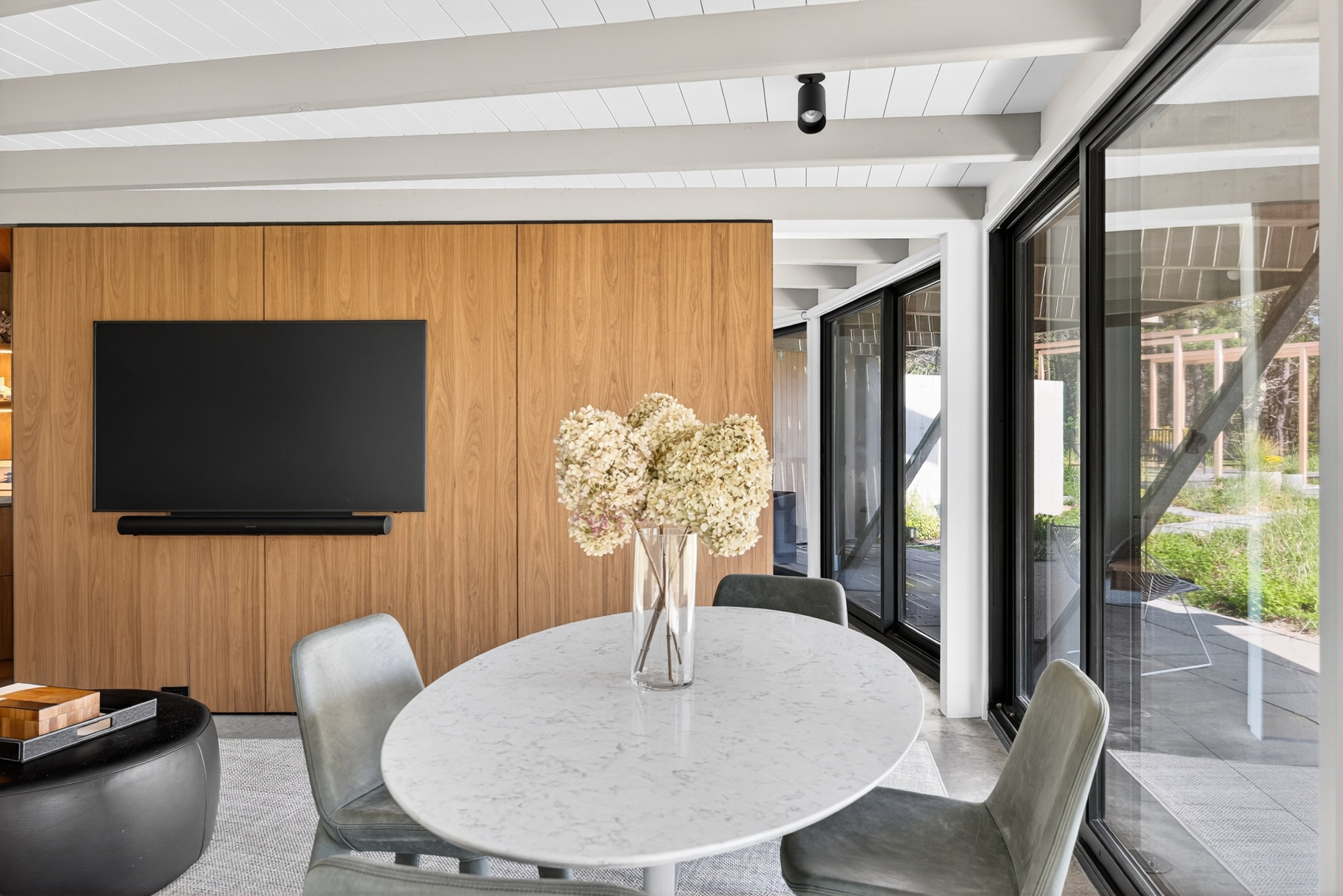 375 King Phillip Road Wellfleet, MA 02667 - Photo 14 of 27 a dining room with furniture and wooden floor