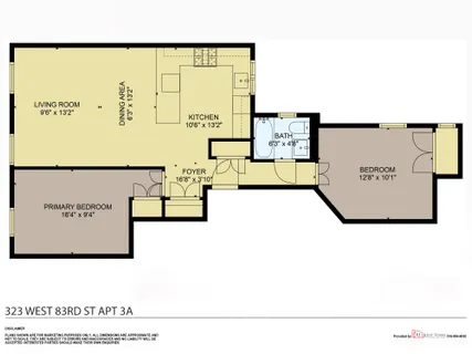 $1,115,000 | 323 West 83rd Street, Unit 3A | Upper West Side
