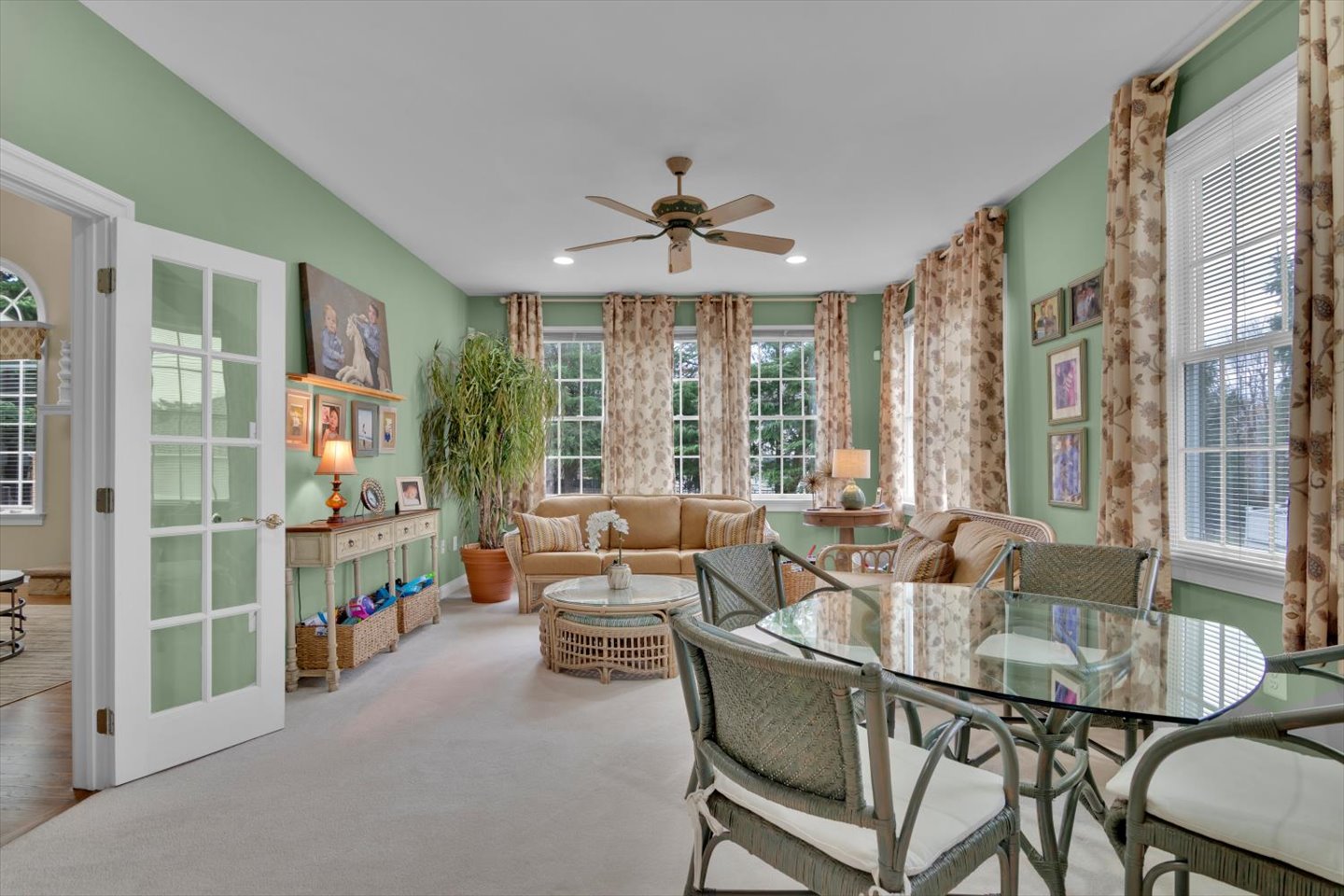 3 Pembroke Drive Voorhees, NJ 08043 - Photo 14 of 112 a dining room with furniture water view and large windows