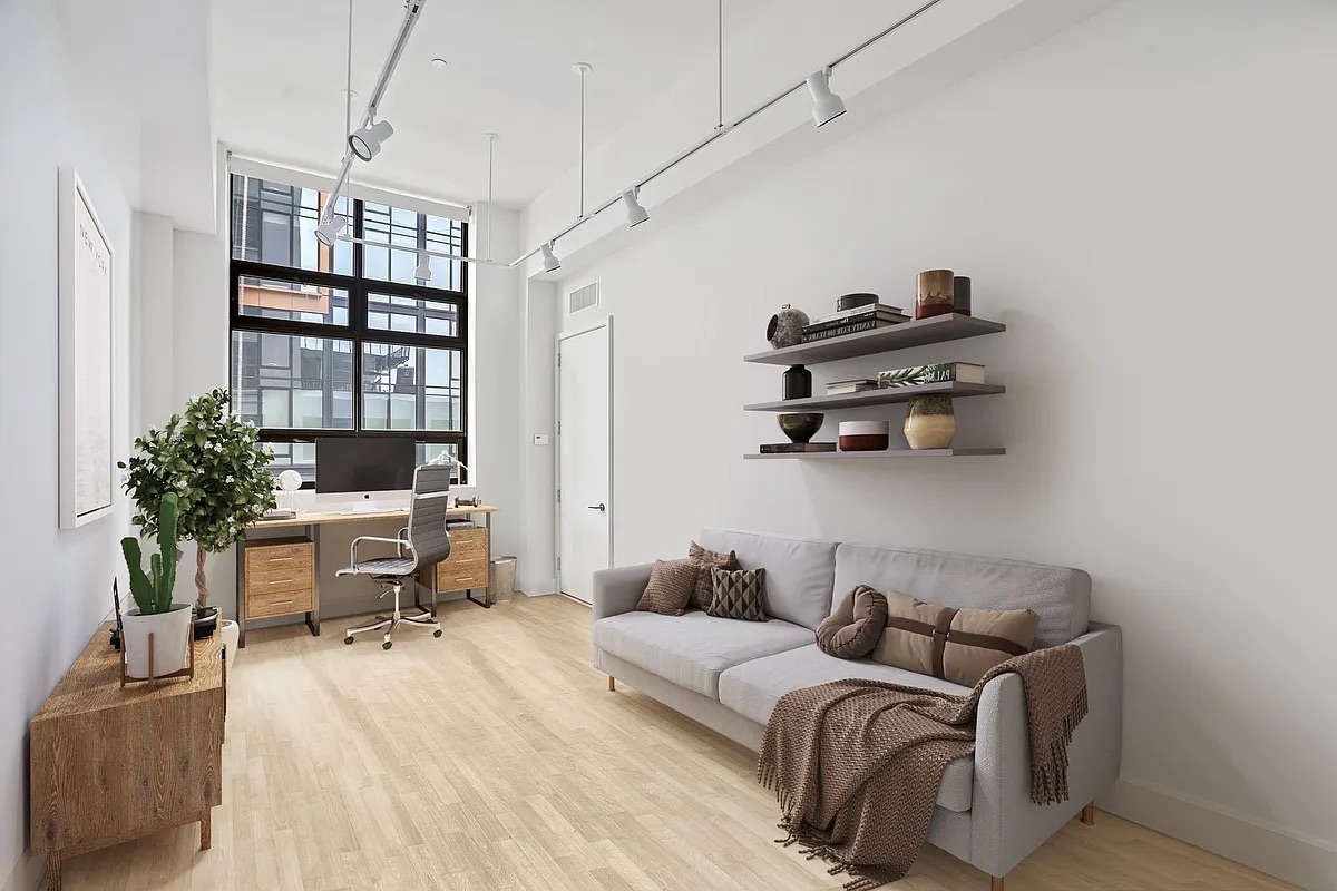 360 Furman Street, Unit 202 Brooklyn, NY 11201 - Photo 13 of 55 a living room with furniture