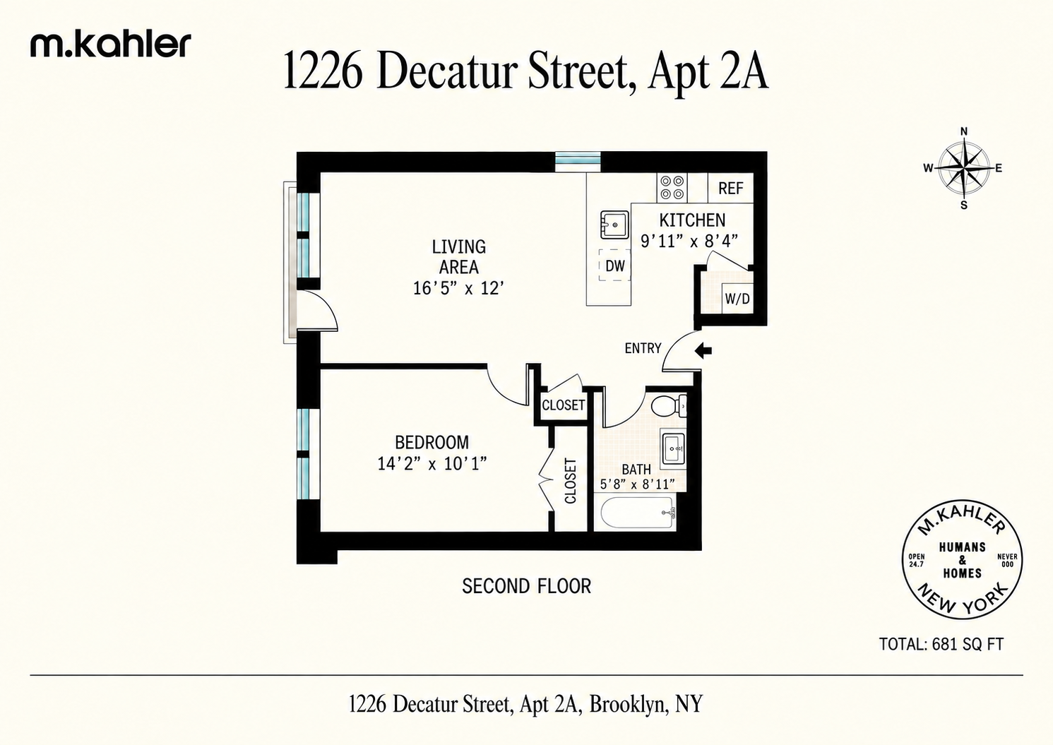 1226 Decatur Street, Unit 2A Brooklyn, NY 11207 - Photo 9 of 9 Gallery Image 9