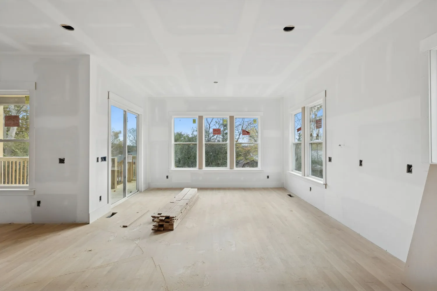 a view of an empty room