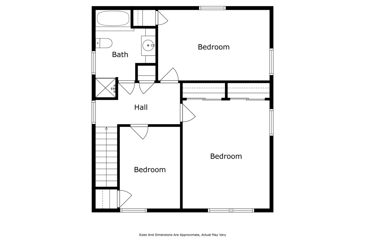 a picture of a floor plan