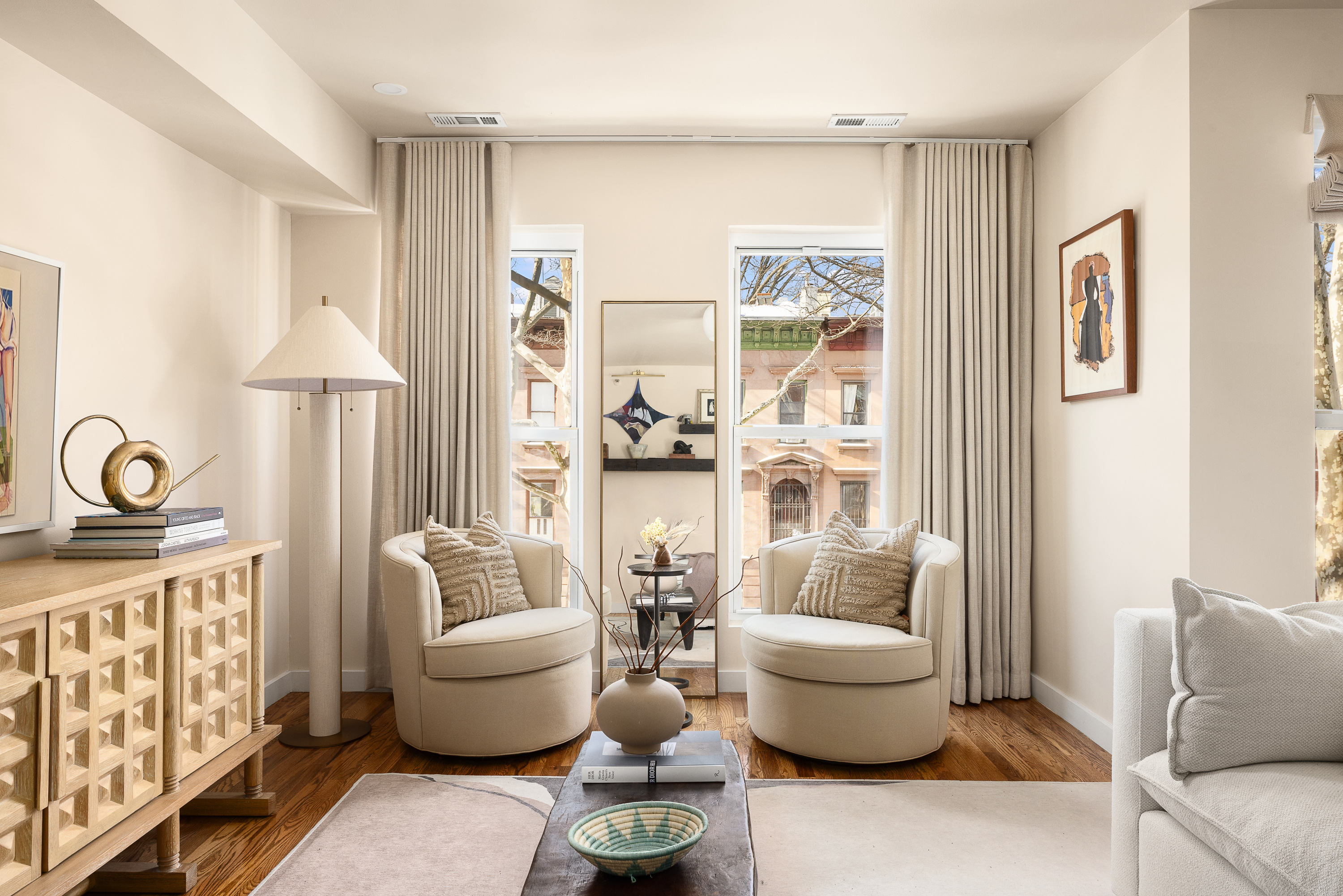 325 Grand Avenue, Unit A Brooklyn, NY 11238 - Photo 3 of 10 a living room with furniture and a window