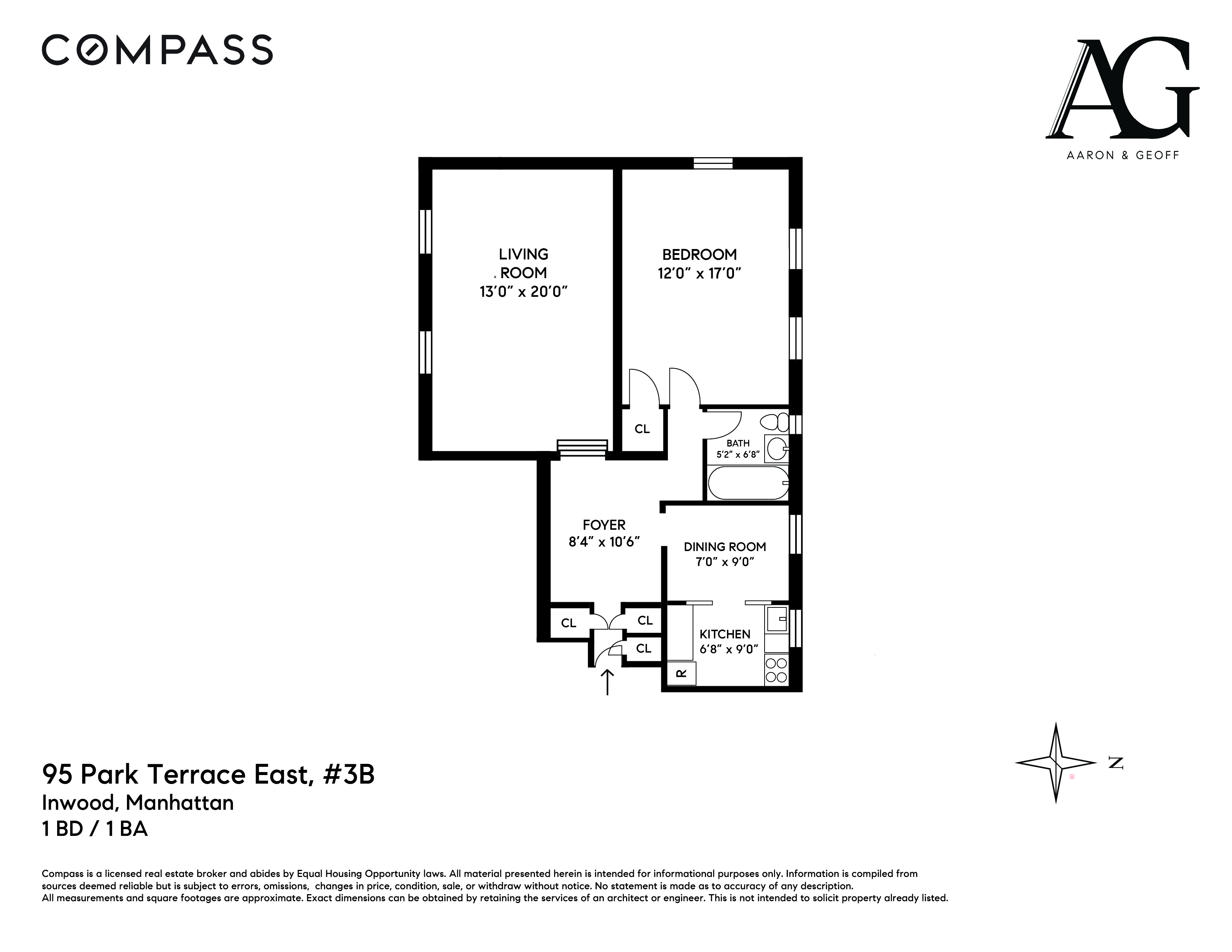 95 Park Terrace East, Unit 3B Manhattan, NY 10034 - Photo 9 of 9 a picture of a park with a bench