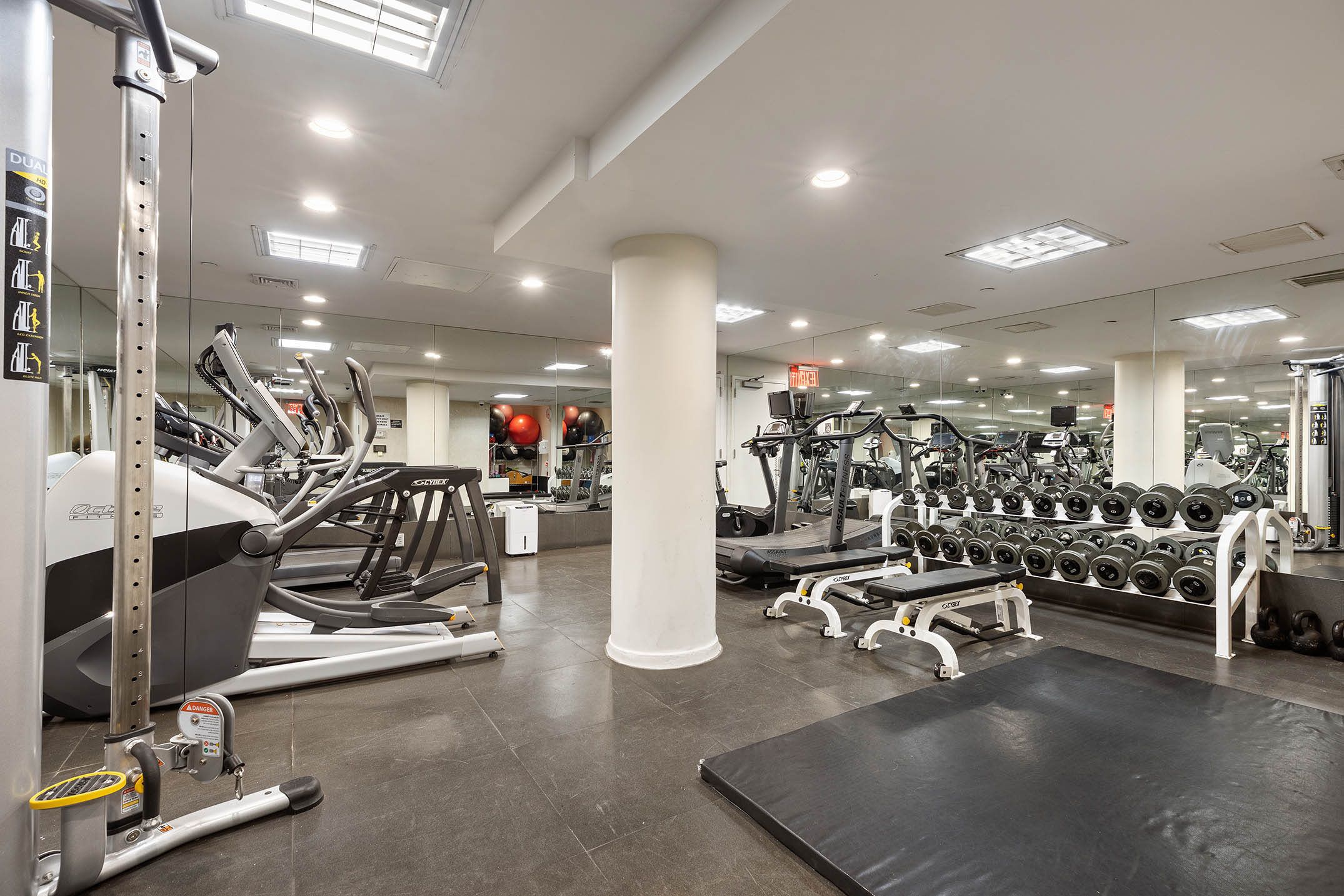 32 West 18th Street, Unit 7B Manhattan, NY 10011 - Photo 15 of 19 a view of a room with gym equipment