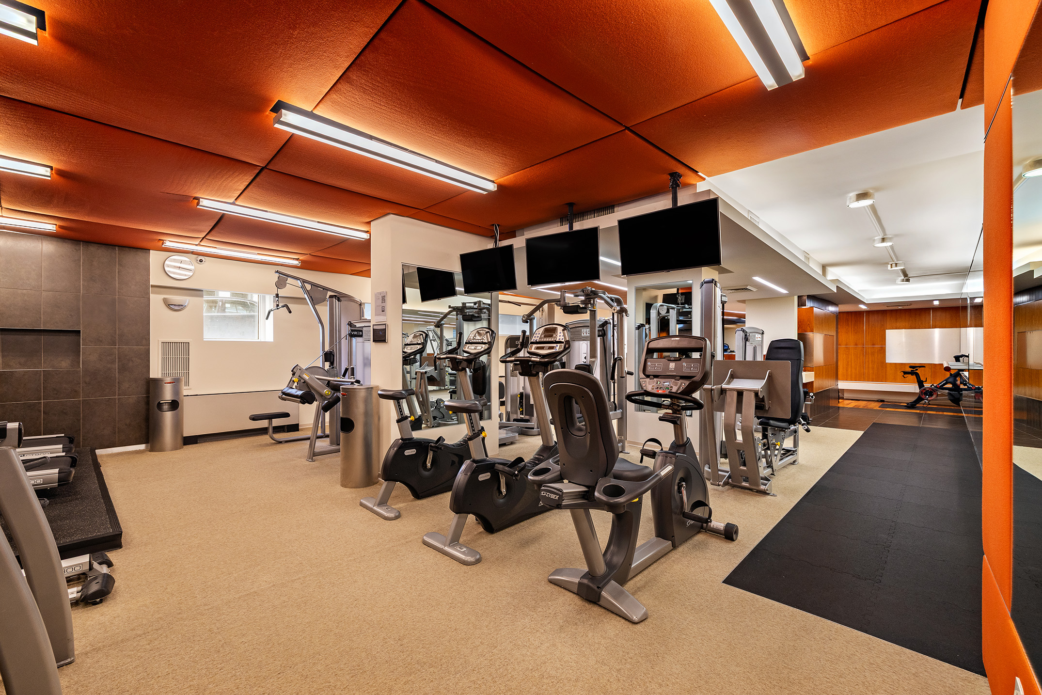 180 East End Avenue, Unit 1C Manhattan, NY 10128 - Photo 17 of 19 a view of a room with gym equipment