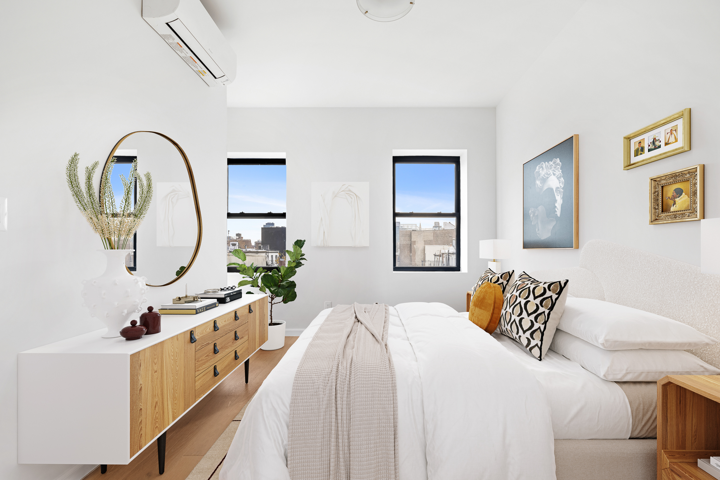 317 Court Street, Unit 3 Brooklyn, NY 11231 - Photo 4 of 15 a bedroom with bed and a window