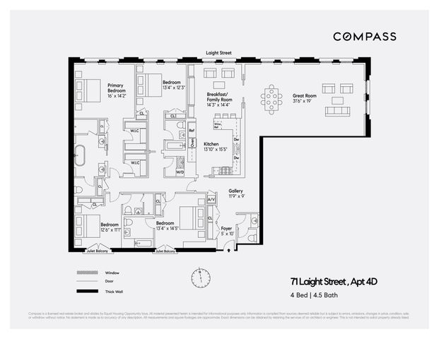 $9,525,000 | 71 Laight Street, Unit 4D | TriBeCa