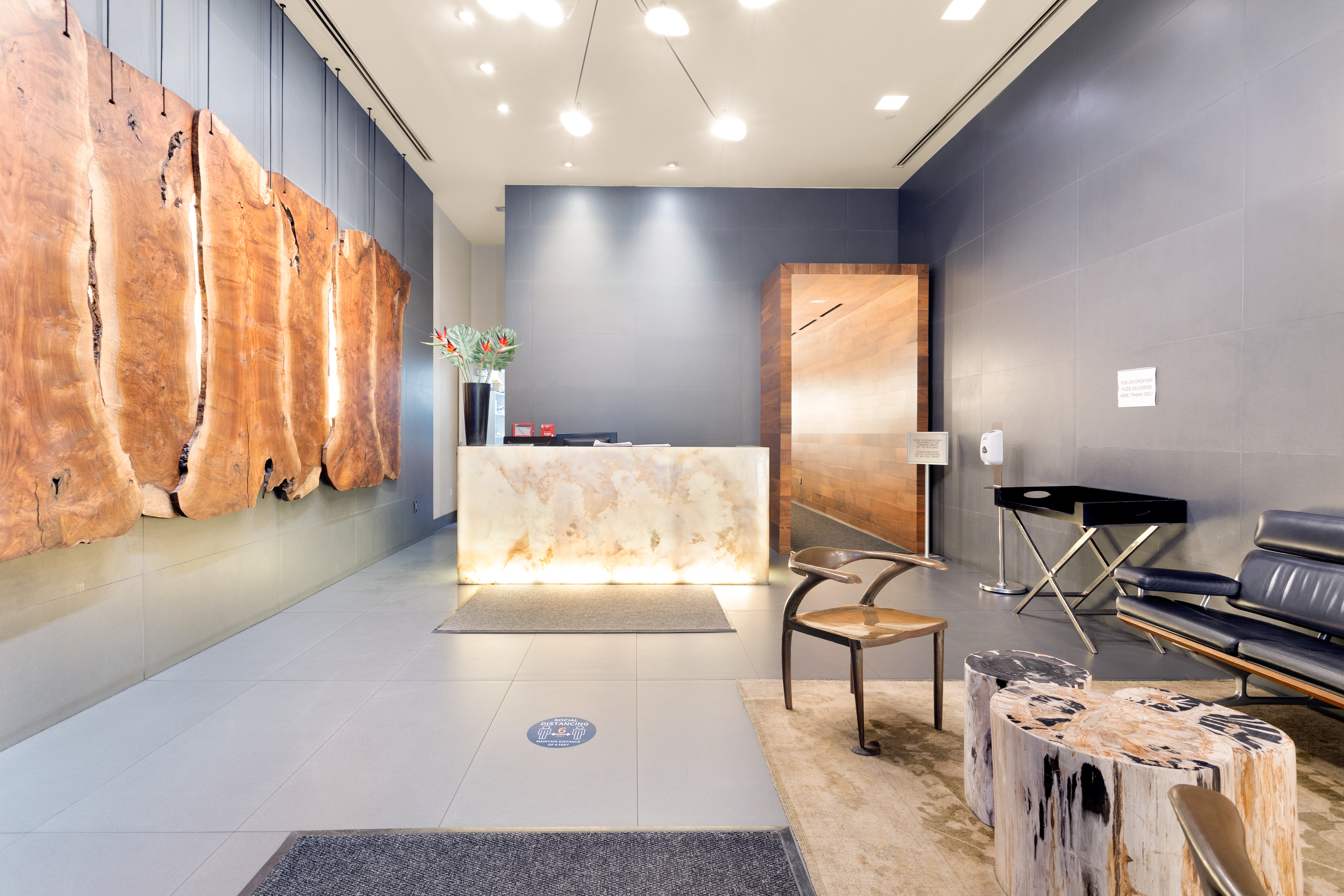 305 West 16th Street, Unit 5B Manhattan, NY 10011 - Photo 13 of 15 a view of kitchen with furniture and wooden floor