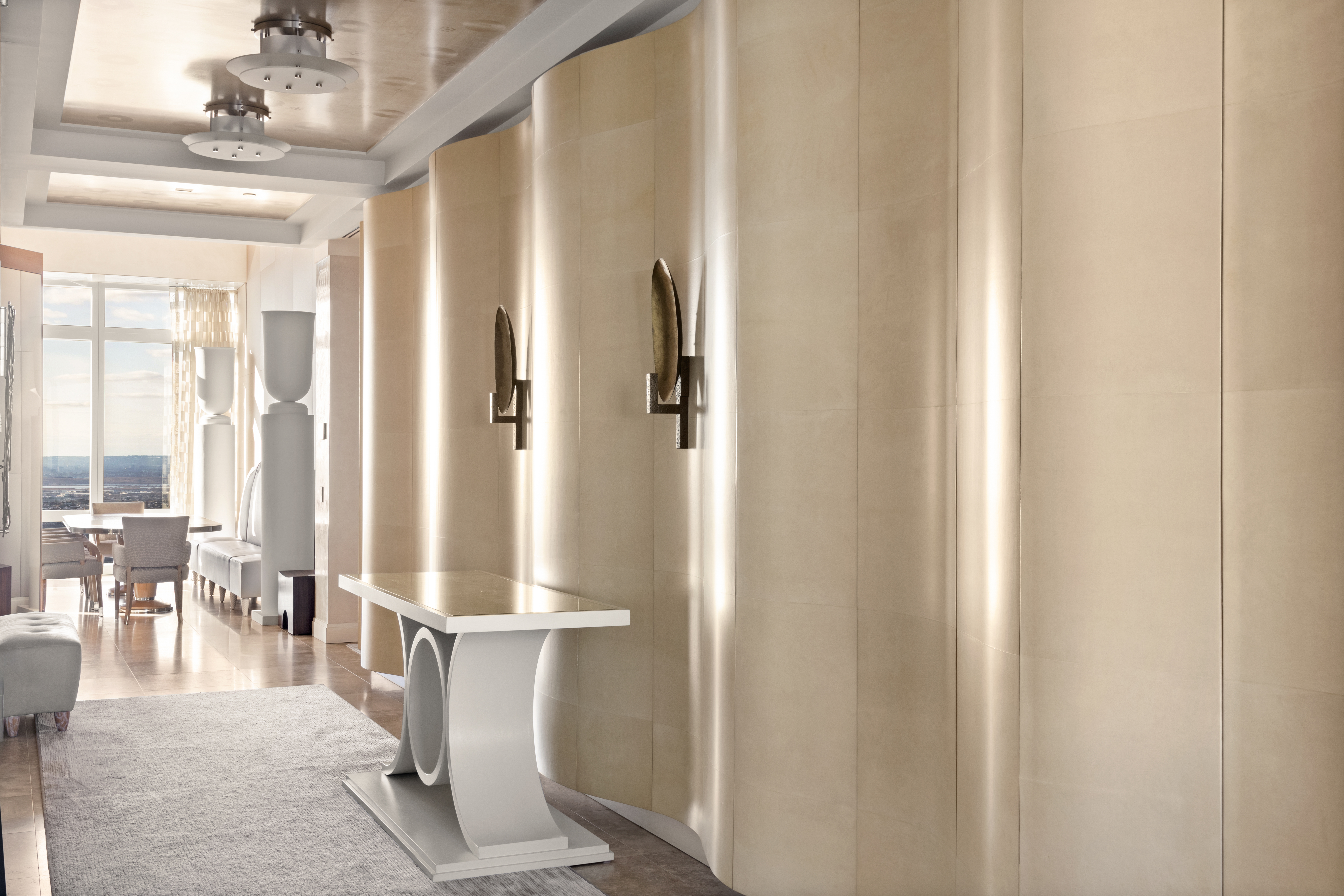 25 Columbus Circle, Unit 75A Manhattan, NY 10019 - Photo 5 of 36 a view of a living room with windows