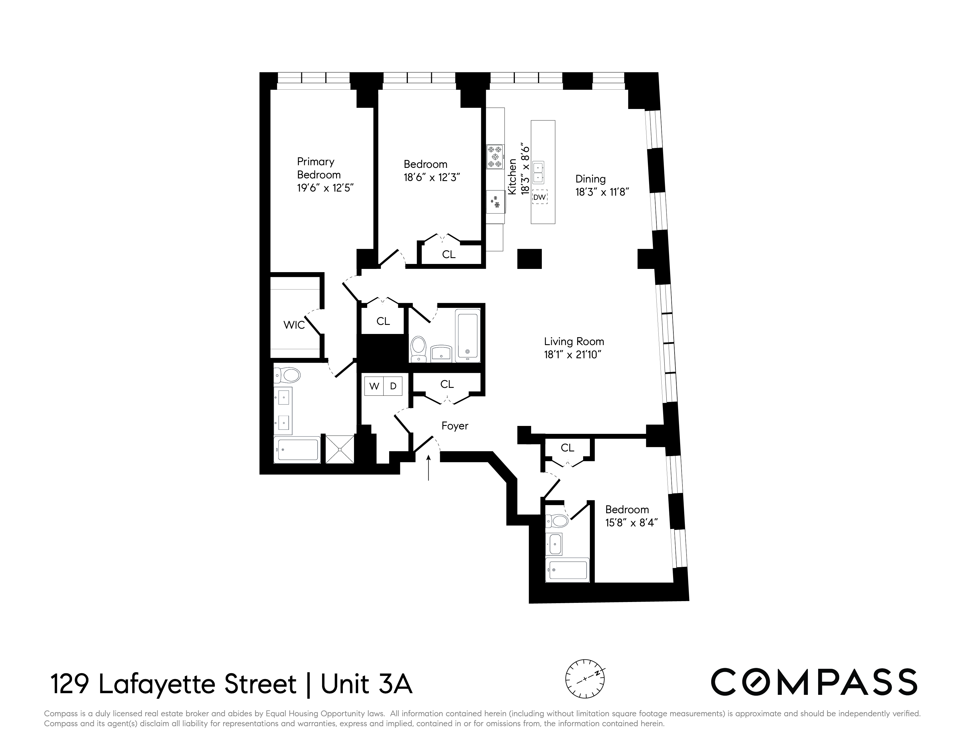 129 Lafayette Street, Unit 3A Manhattan, NY 10013 - Photo 6 of 6