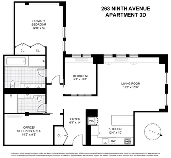 $1,895,000 | 263 9th Avenue, Unit 3D | Chelsea