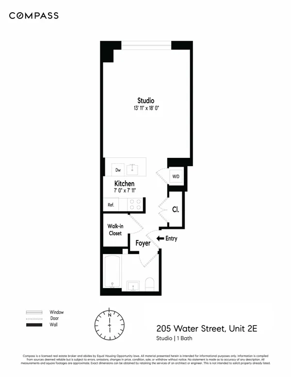 $4,000 | 205 Water Street, Unit 2E | DUMBO