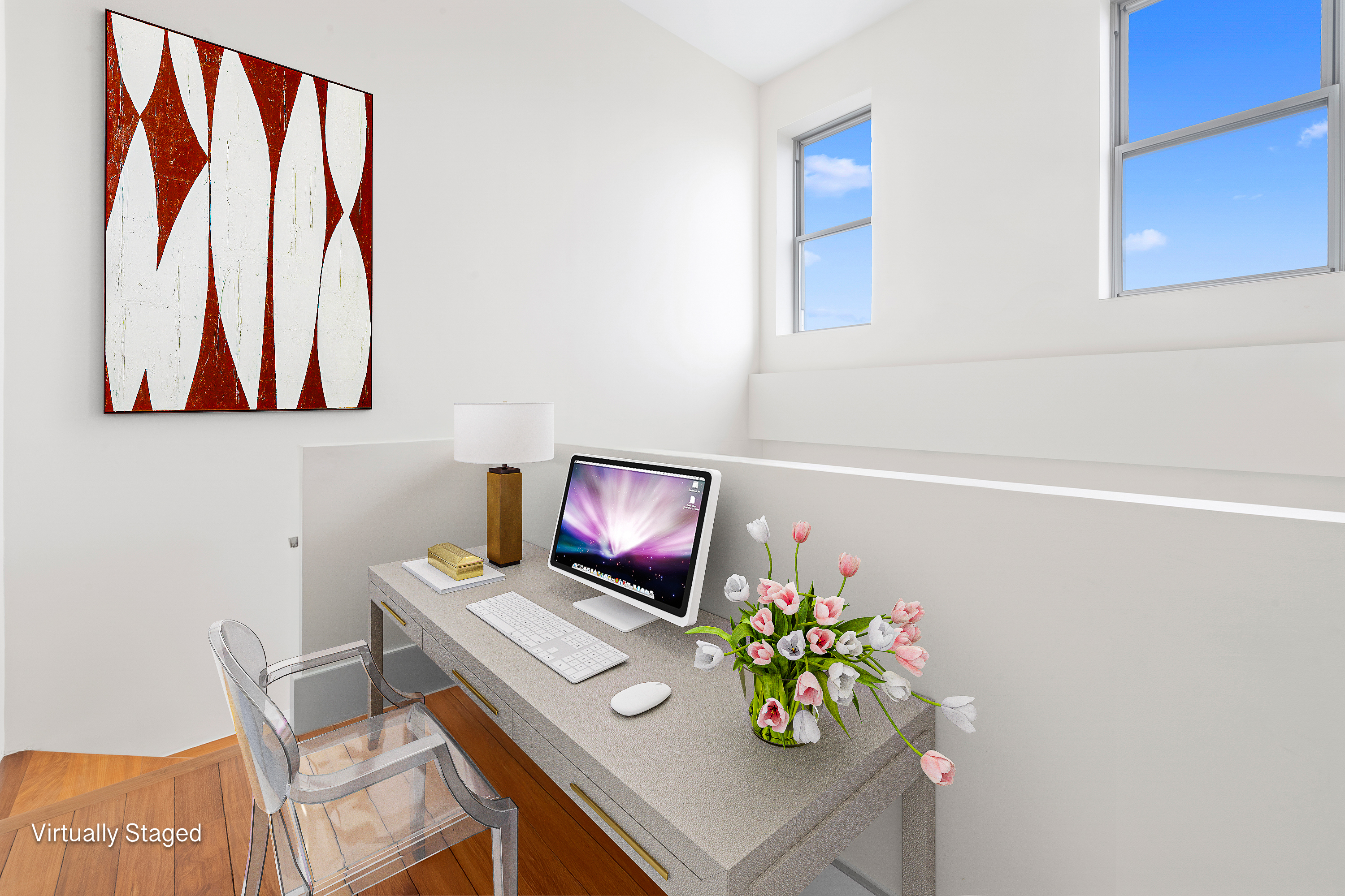 50 Bayard Street, Unit 3J Brooklyn, NY 11211 - Photo 4 of 13 a view of a workspace with furniture