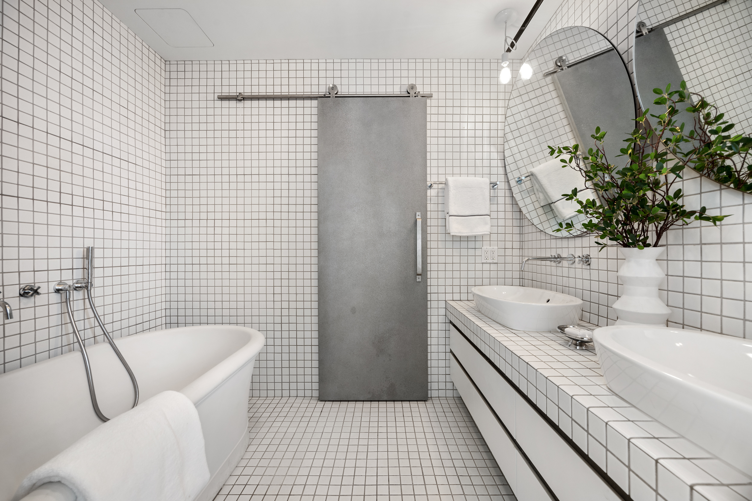 15 East 70th Street, Unit PHB Manhattan, NY 10021 - Photo 16 of 35 a bathroom with a granite countertop sink a toilet and shower