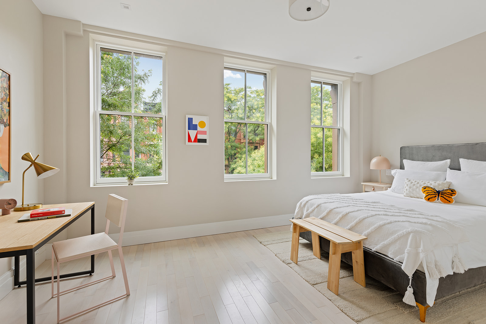 281 Jefferson Avenue Brooklyn, NY 11216 - Photo 12 of 25 a bedroom with a bed and windows