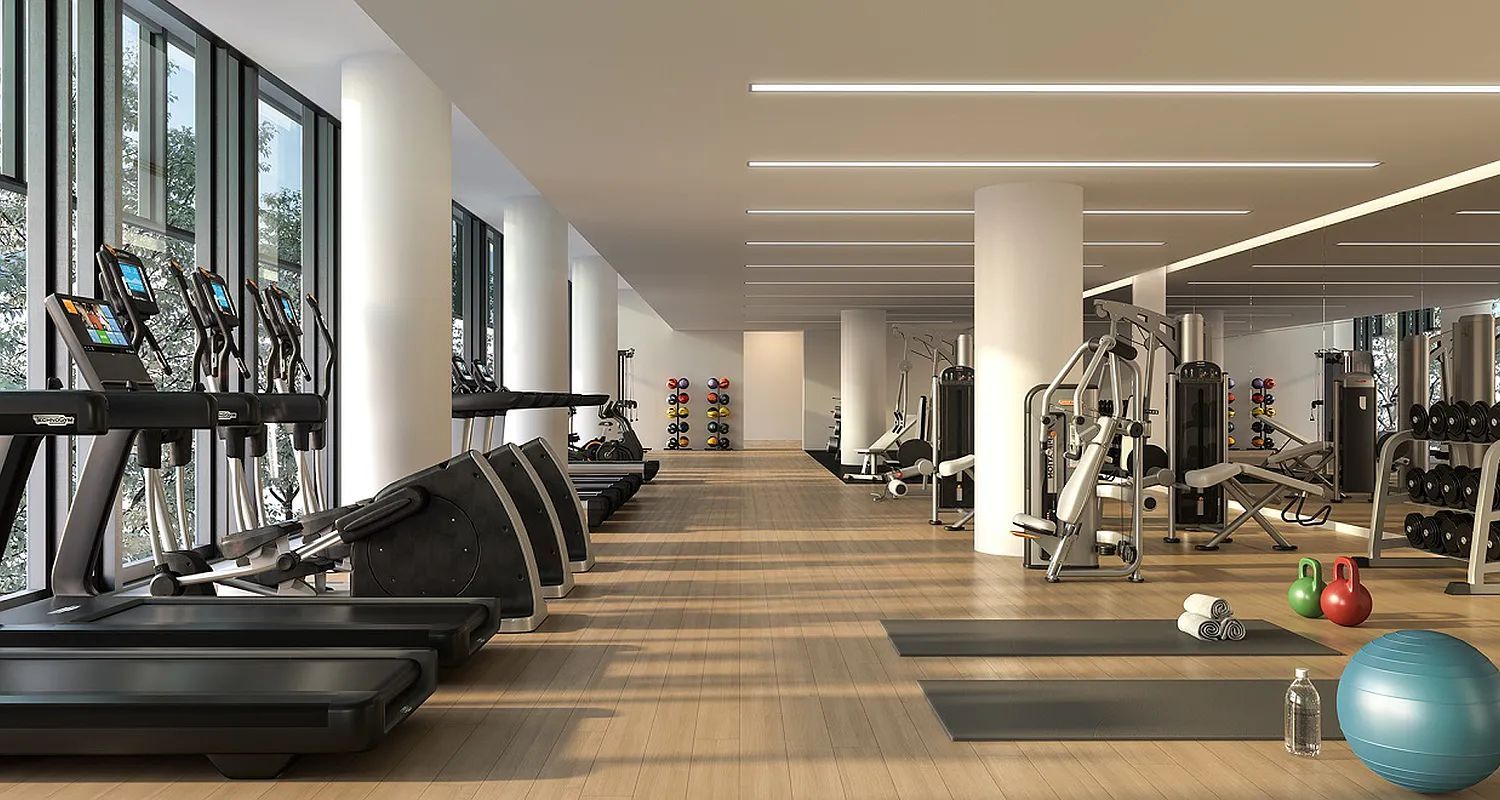 695 1st Avenue, Unit 33B Manhattan, NY 10016 - Photo 14 of 25 a view of lobby with gym equipment
