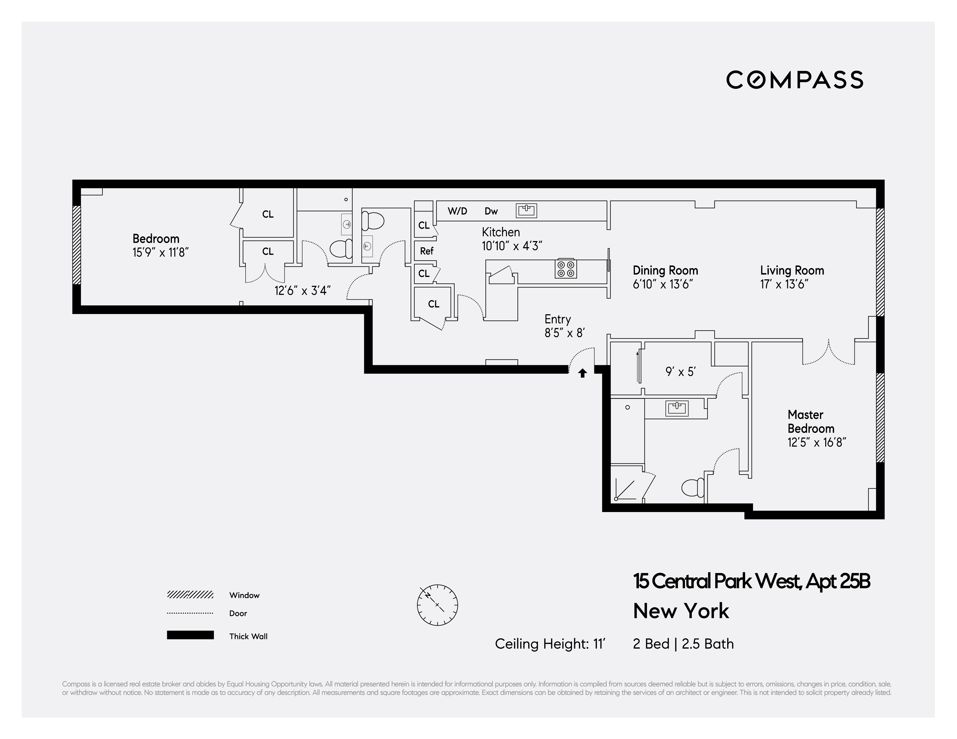 15 Central Park West, Unit 25B Manhattan, NY 10023 - Photo 15 of 15