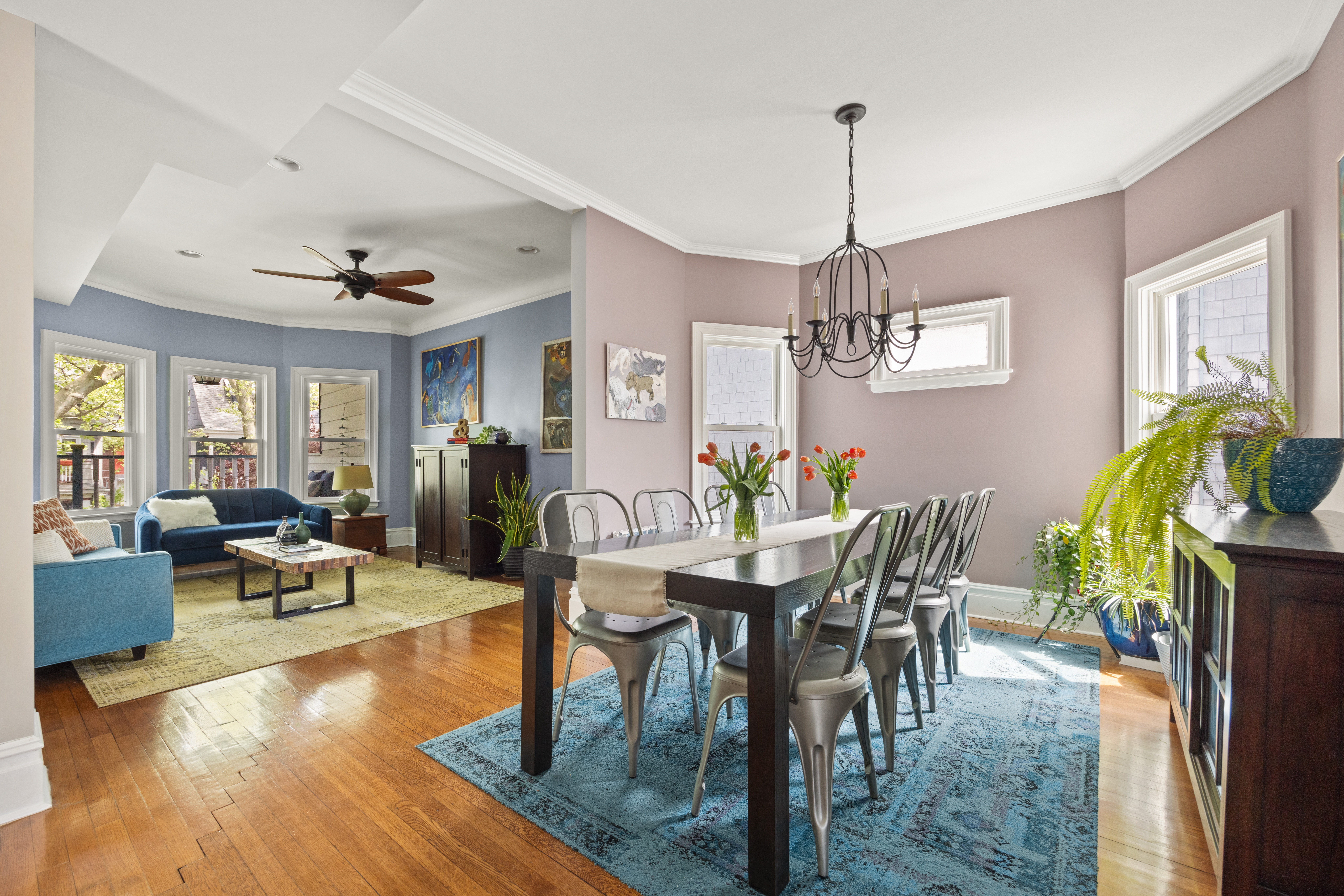 758 Westminster Road Brooklyn, NY 11230 - Photo 8 of 32 a view of a dining room with furniture window and wooden floor