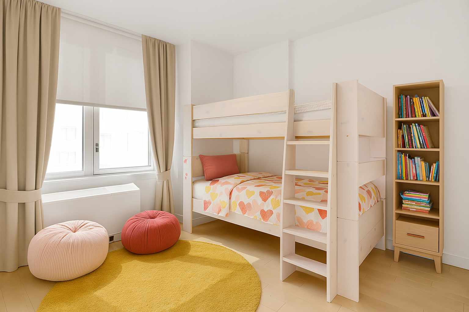 22 North 6th Street, Unit 7I Brooklyn, NY 11249 - Photo 7 of 19 a bedroom with a bed and a large window