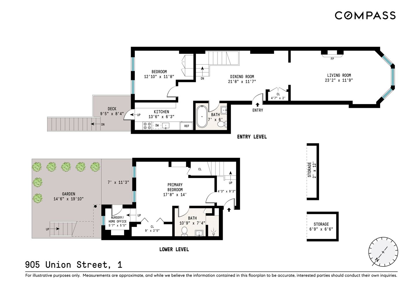 $1,985,000 | 905 Union Street, Unit 1 | Park Slope