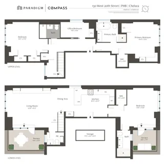 $4,295,000 | 130 West 20th Street, Unit PH11B | Chelsea