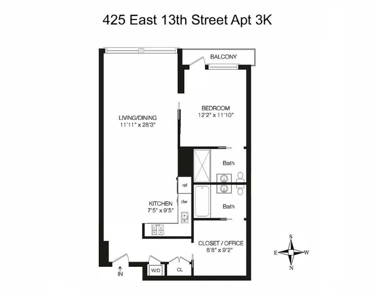 425 East 13th Street 3K E. Greenwich Village New York NY 10009
