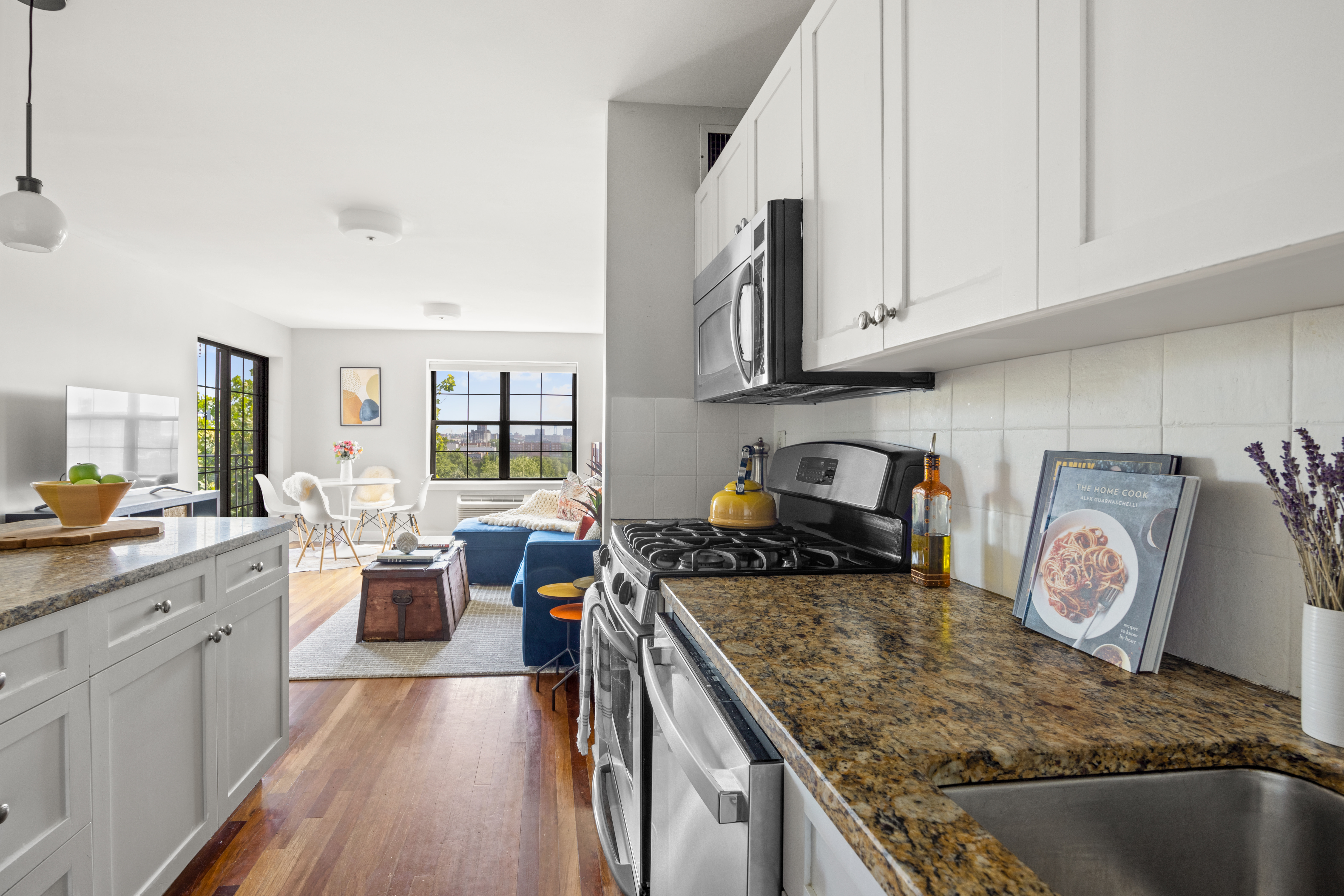 93 Rapelye Street, Unit 6C Brooklyn, NY 11231 - Photo 4 of 14 a kitchen with a stove and a white cabinets