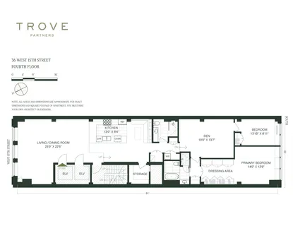 $2,625,000 | 36 West 15th Street, Unit 4 | Flatiron