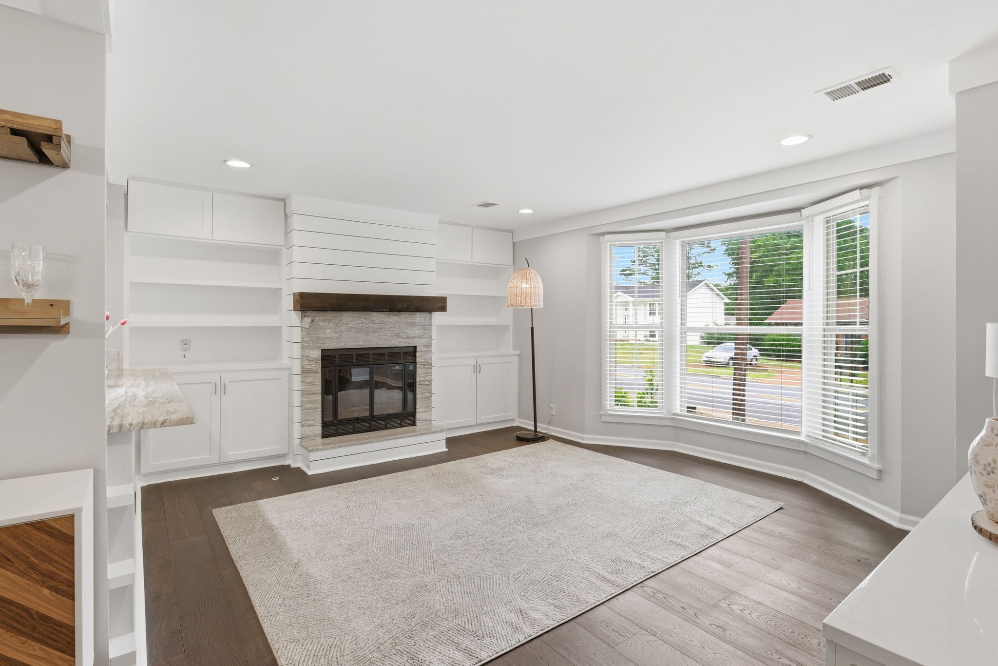 307 Paragon Mills Road Nashville, TN 37211 - Photo 5 of 29 an empty room with windows and fireplace