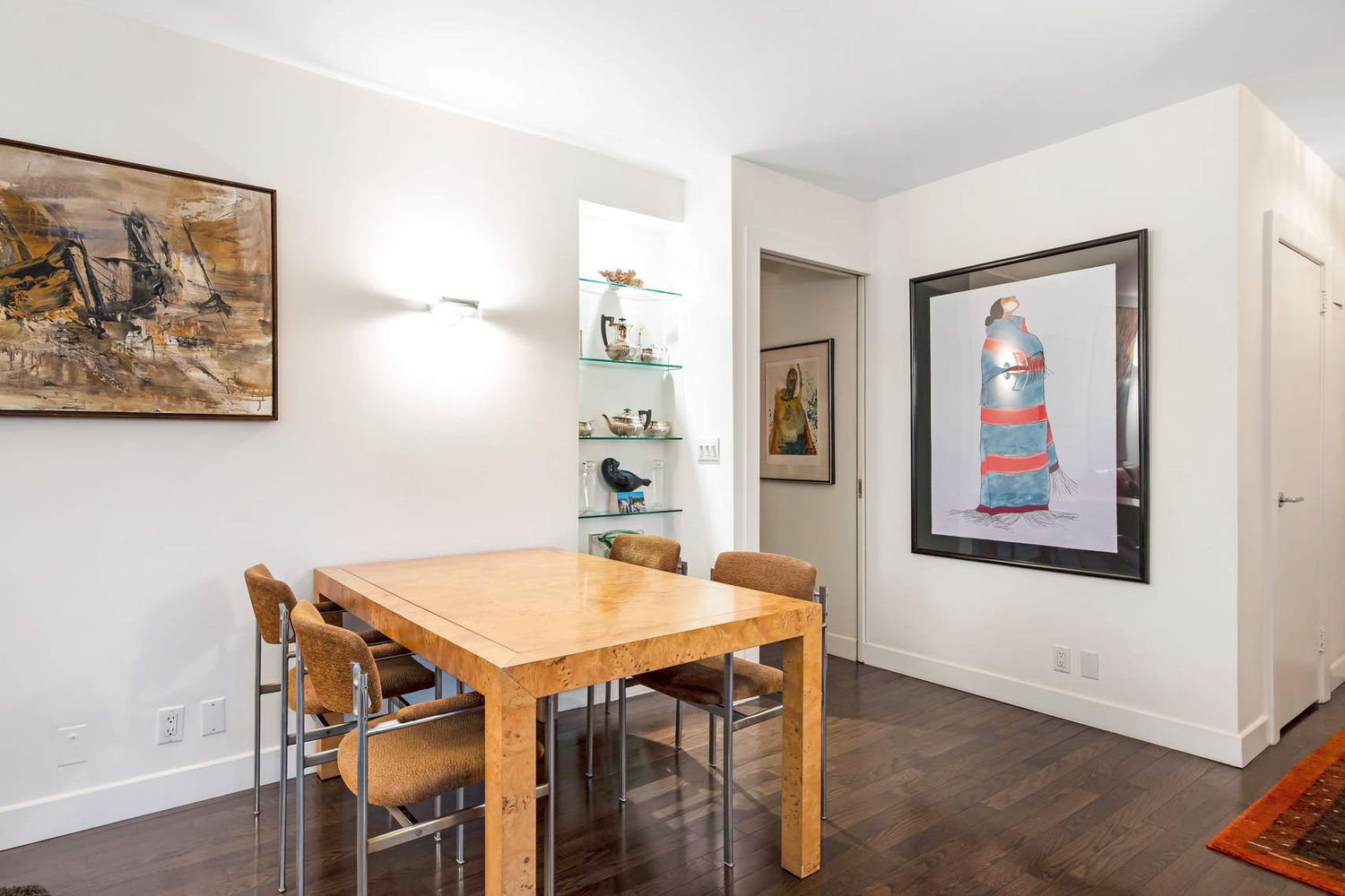 520 East 76th Street, Unit PHC Manhattan, NY 10021 - Photo 7 of 15 a view of a dining room with furniture and wooden floor