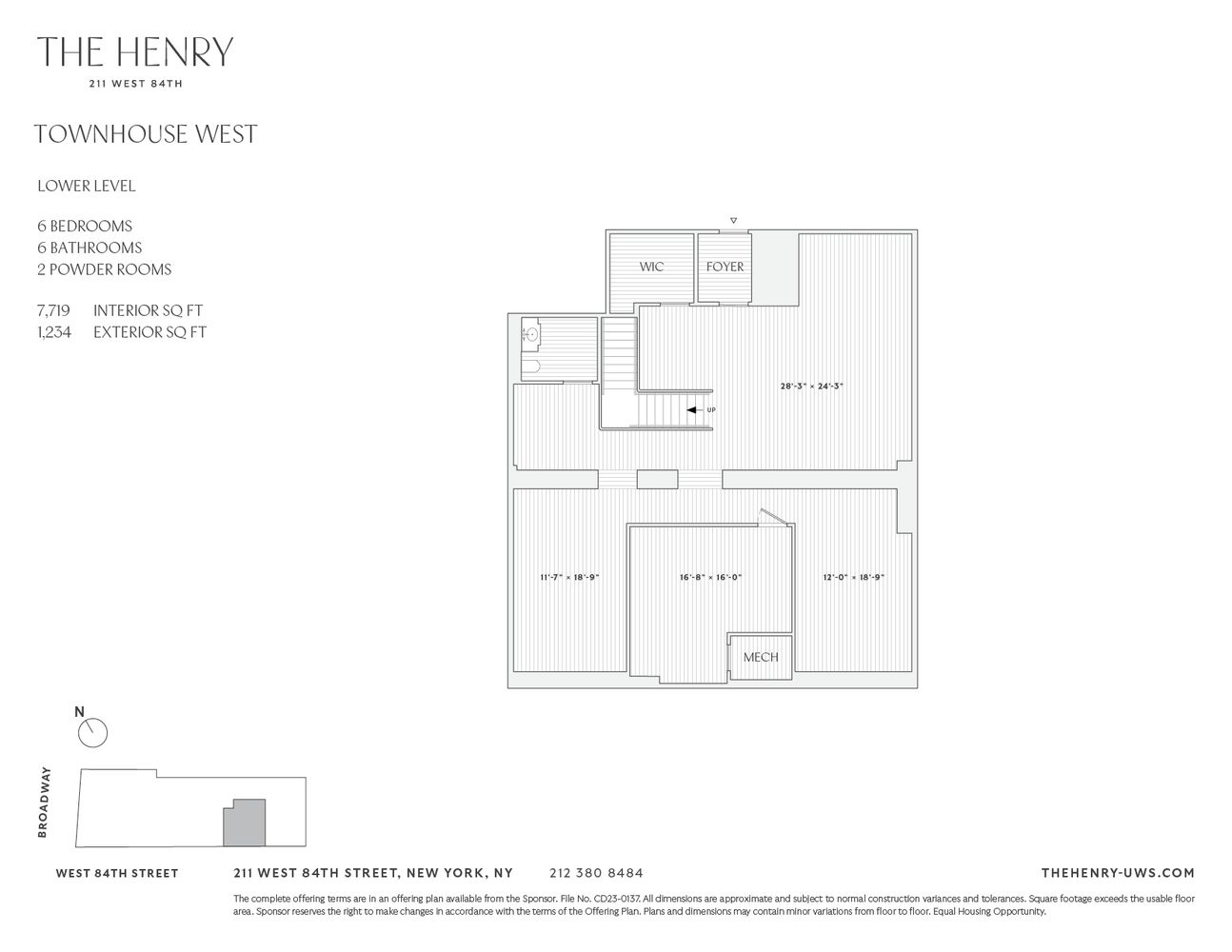 $17,000,000 | 211 West 84th Street, Unit THWEST | Upper West Side