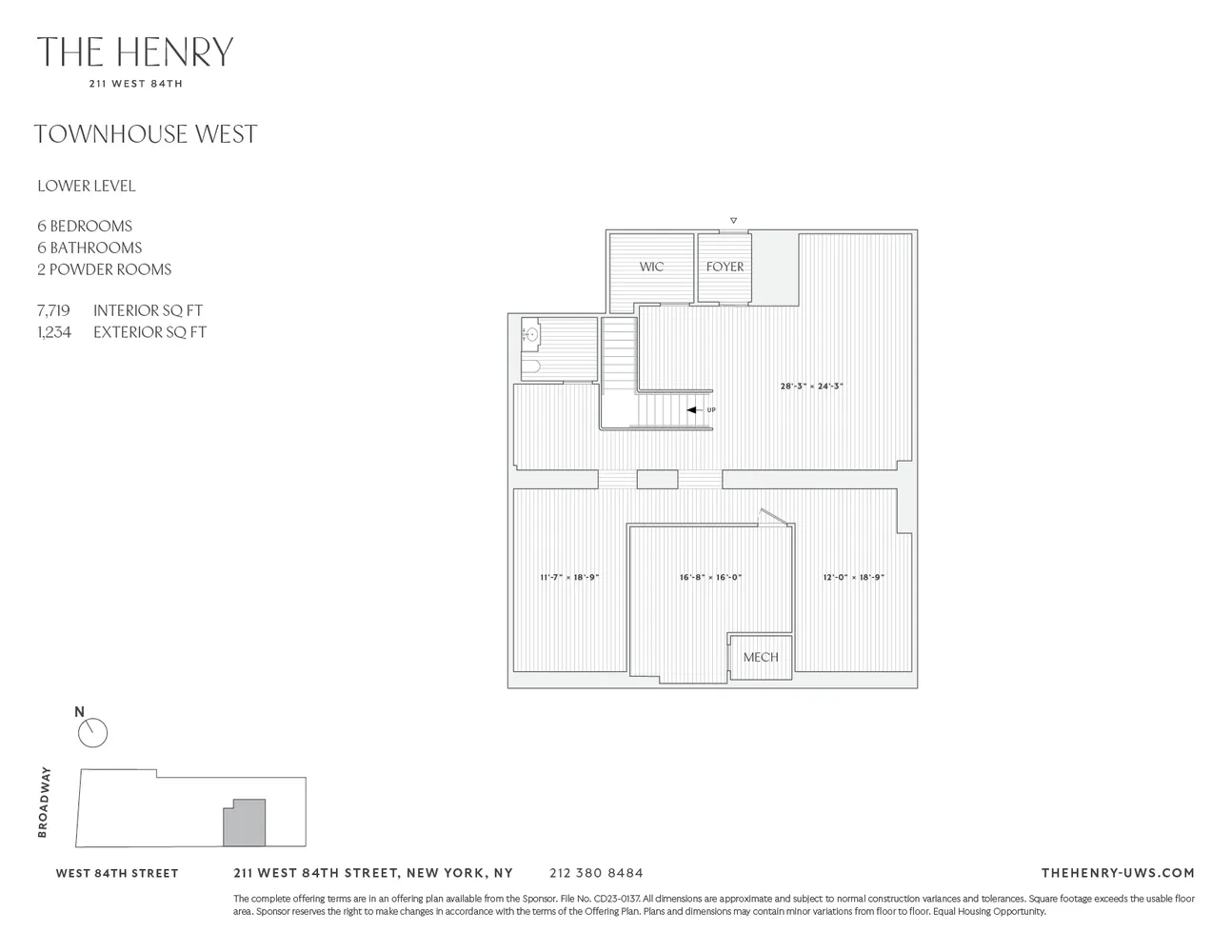 $17,000,000 | 211 West 84th Street, Unit THWEST | Upper West Side