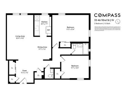 $425,000 | 33-46 92nd Street, Unit 1V | Jackson Heights