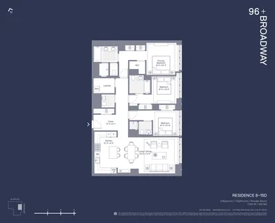 $3,495,000 | 250 West 96th Street, Unit 9D | Upper West Side