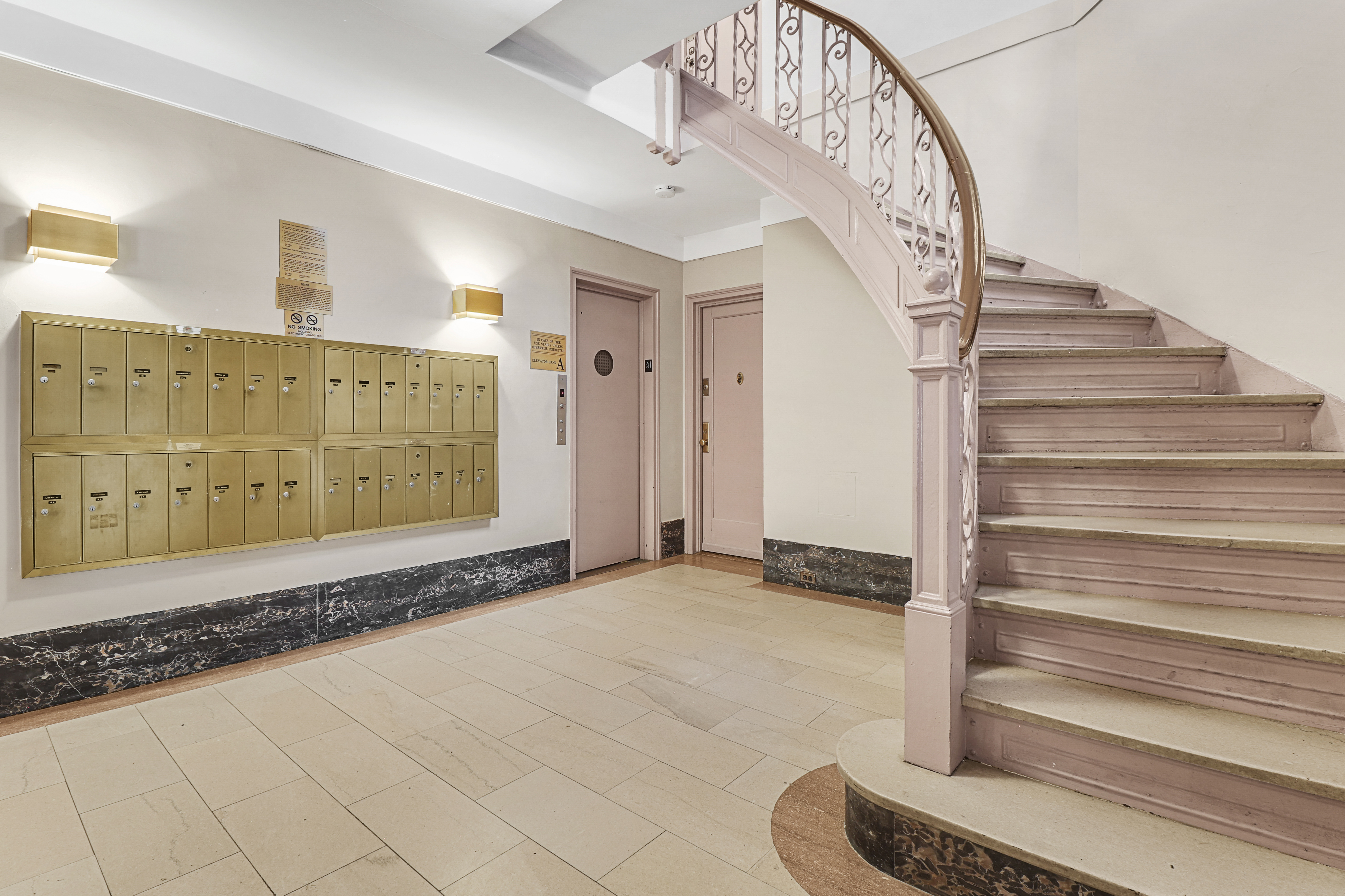 599 West End Avenue, Unit 7BC Manhattan, NY 10024 - Photo 10 of 11 a view of an entryway with staircase