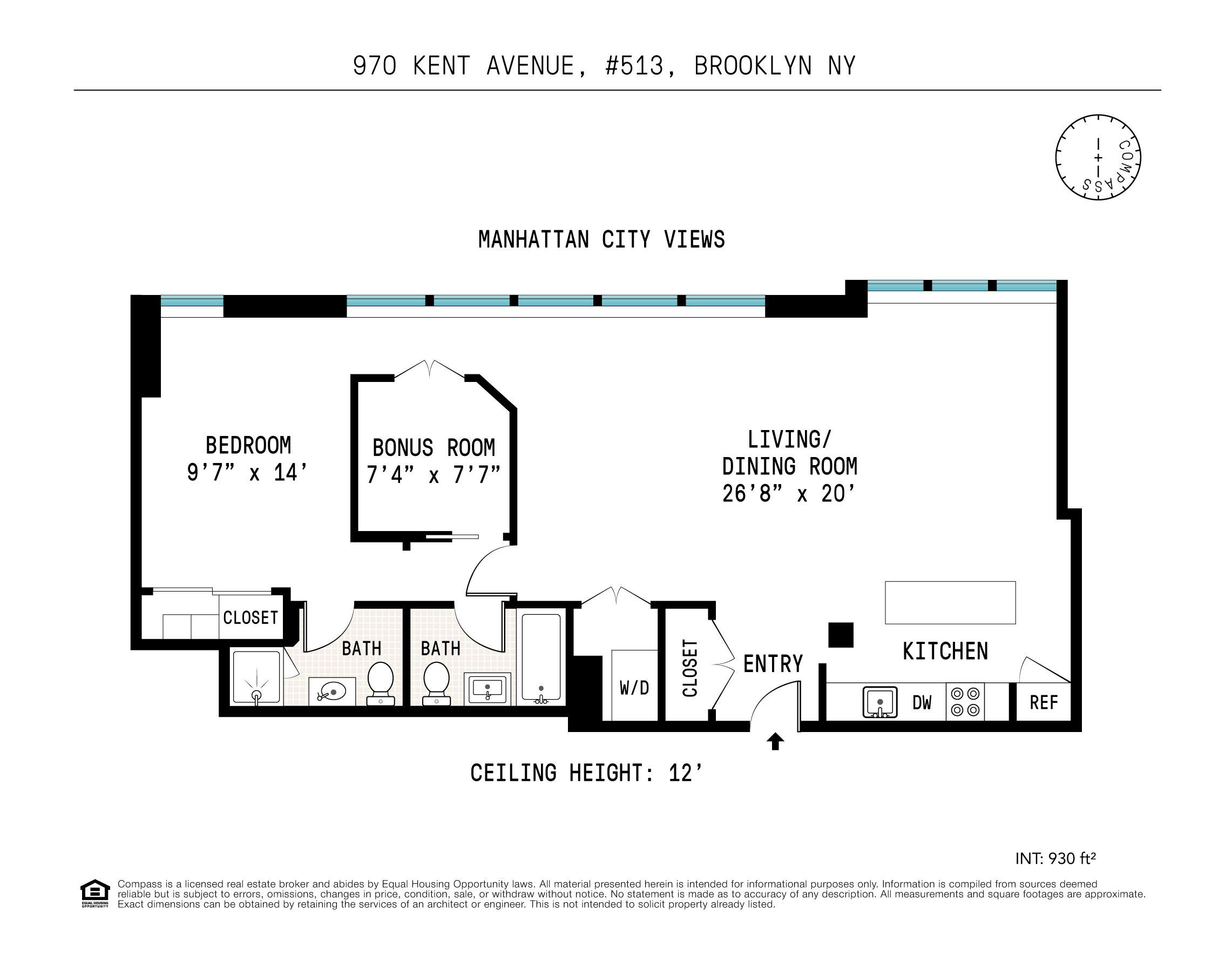 970 Kent Avenue, Unit 513 Brooklyn, NY 11205 - Photo 8 of 8 a picture of a book and a bench
