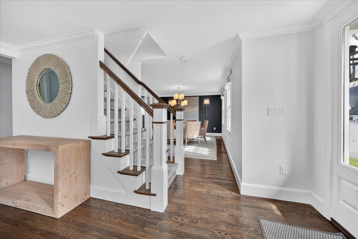 6 Studley Road Hingham, MA 02043 - Photo 4 of 27 a view of entryway with wooden floor